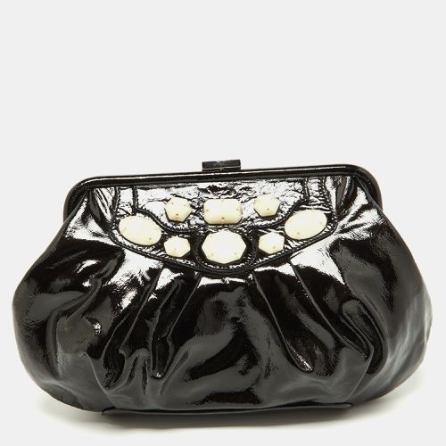 Patent Leather Clutch - Moschino - Modalova