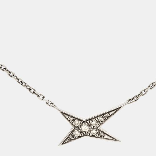 Mauboussin Valentin For You Star Diamond 18k White Gold Necklace - Mauboussin - Modalova