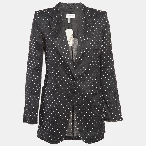 Polka Dots Print Ramie Pittore Blazer M - Max Mara - Modalova