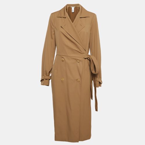 Max Mara Brown Double Breasted Trench Coat L - Max Mara - Modalova