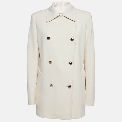 Max Mara Cream Wool Double Breasted Blazer L - Max Mara - Modalova