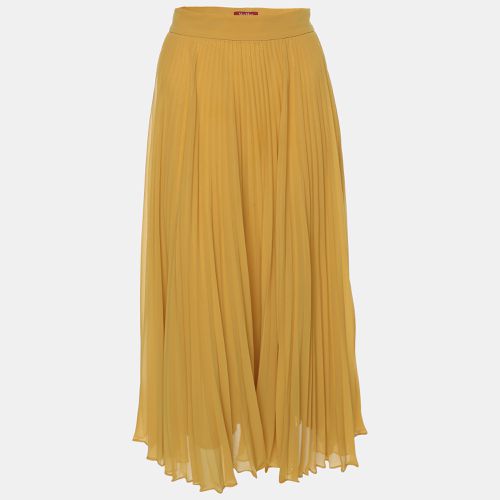 Pleated Knit Fabric Maxi Skirt M - Max Mara Studio - Modalova