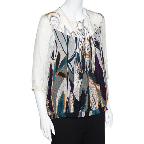 Studio Printed Silk Top L - Max Mara - Modalova