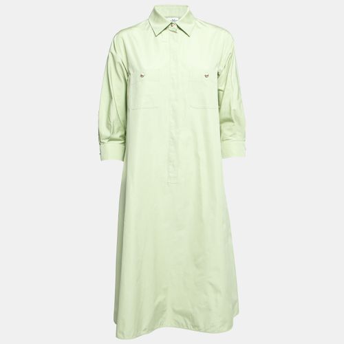 Max Mara Light Green Cotton Shirt Dress S - Max Mara - Modalova