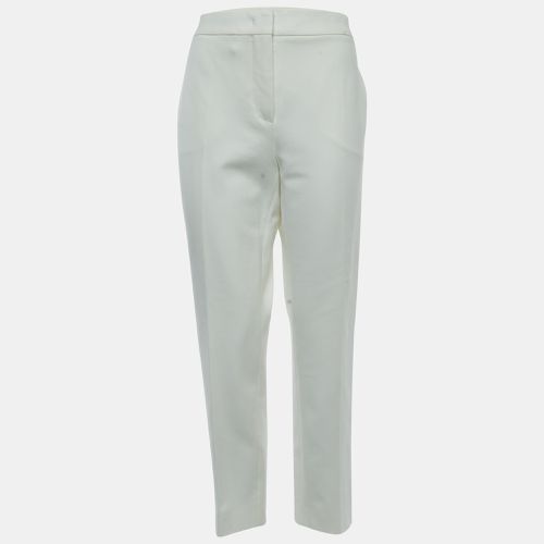 Max Mara White Jersey Knit Tapered Trousers XL - Max Mara - Modalova