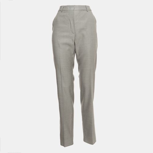 Max Mara Grey Wool Blend Tailored Trousers S - Max Mara - Modalova