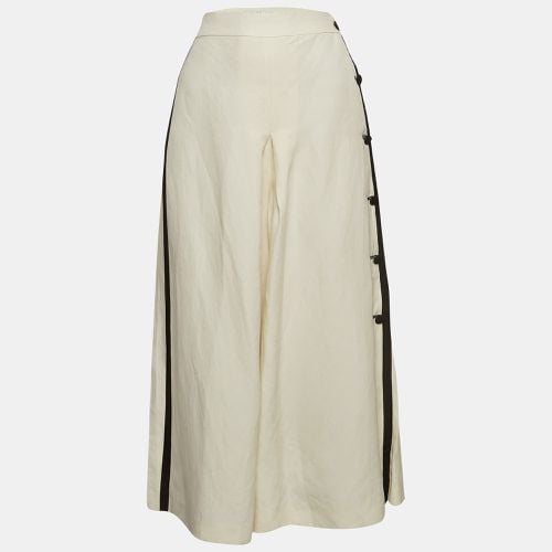 Max Mara Cream Linen Blend Nievo Culottes M - Max Mara - Modalova