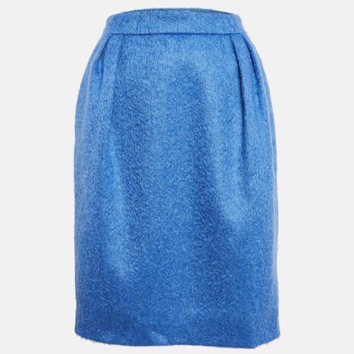 Max Mara Blue Mohair Wool Turchia Skirt M - Max Mara - Modalova