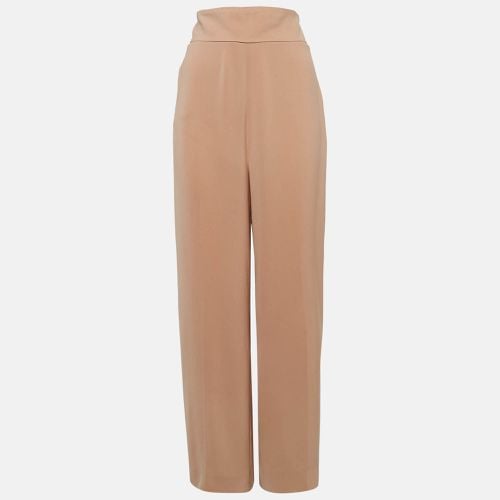 Max Mara Studio Light Brown Crepe Palazzo Pants M - Max Mara - Modalova