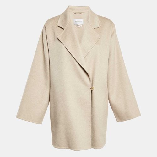 Max Mara Beige Cashmere Felt Kassel Short Coat S - Max Mara - Modalova