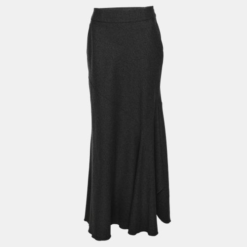 Max Mara Grey Wool Blend Pleated Maxi Skirt S - Max Mara - Modalova