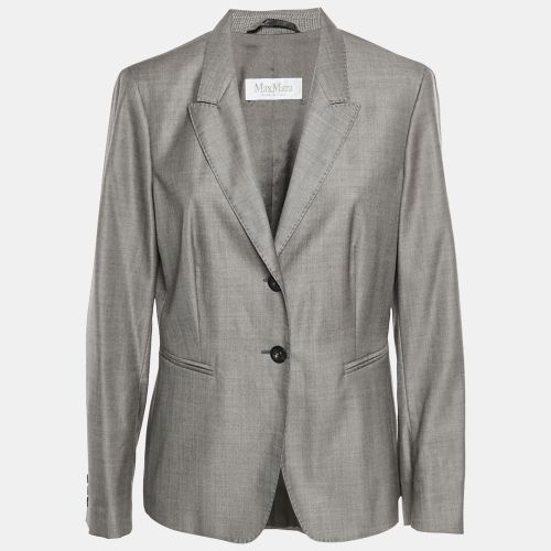 Wool Blend Single Breasted Blazer L - Max Mara - Modalova