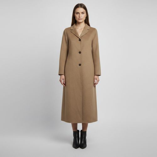 S Max Mara Wool Blend Felt Single Breasted Coat S - S'Max Mara - Modalova