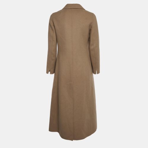 S Max Mara Wool Blend Felt Single Breasted Coat S - S'Max Mara - Modalova