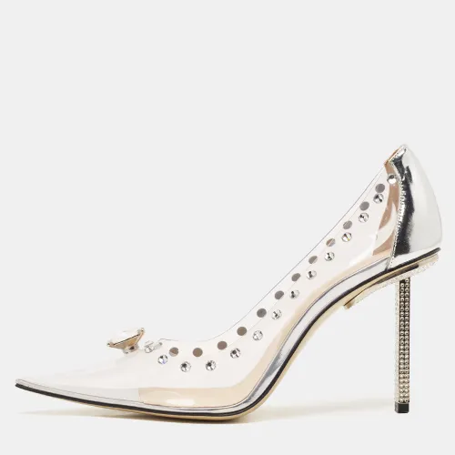 Mach & Mach Transparent PVC and Leather Diamond Dreams Pumps Size 39.5 - Mach & Mach - Modalova