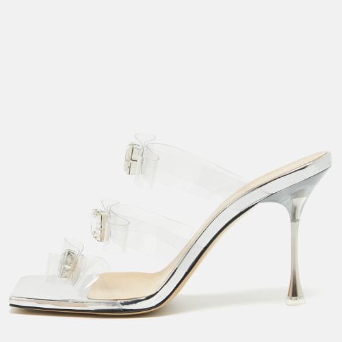 Mach & Mach Transparent PVC French Triple Bow Slide Sandals Size 38.5 - Mach & Mach - Modalova