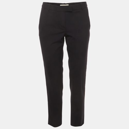 Wool Blend Satin Stripe Tailored Erika Trousers S - Maje - Modalova