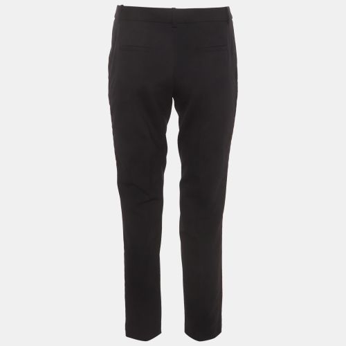 Wool Blend Satin Stripe Tailored Erika Trousers S - Maje - Modalova