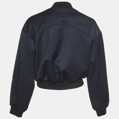 Wool Blend Zip-Up Bomber Jacket S - Maje - Modalova