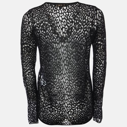 Patterned Lace Full Sleeves Top S - Maje - Modalova