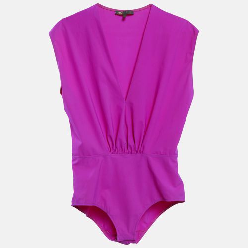 Jersey Plunging Neck Tilio Bodysuit L - Maje - Modalova