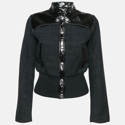 Tweed Button Front Contrast Trimmed Jacket XS - Maje - Modalova