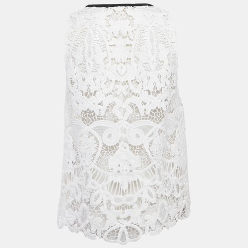 Lace Sleeveless Sheer Top M - Maje - Modalova