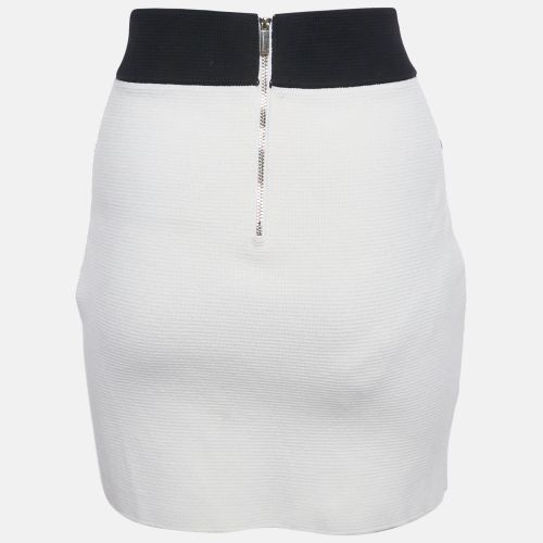 Ecru Cotton Knit Jerome Mini Skirt S - Maje - Modalova