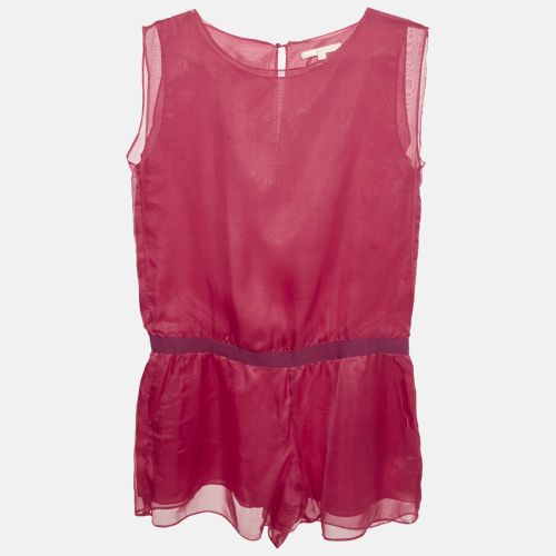 Maje Pink Silk Playsuit S - Maje - Modalova