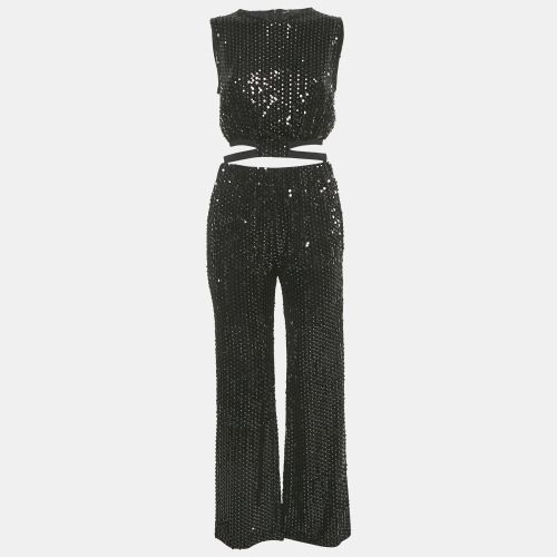Sequin Crop Top & Pants Set S - Maje - Modalova