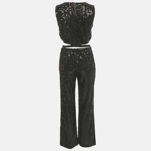 Sequin Crop Top & Pants Set S - Maje - Modalova
