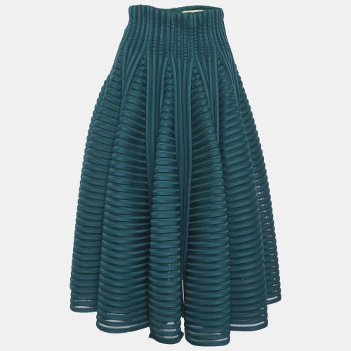 Maje Green Mesh Julien Mini Skirt S - Maje - Modalova