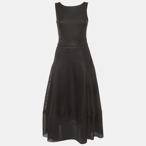 Mesh Flared Raining Midi Dress S - Maje - Modalova