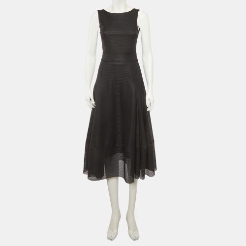Mesh Flared Raining Midi Dress S - Maje - Modalova