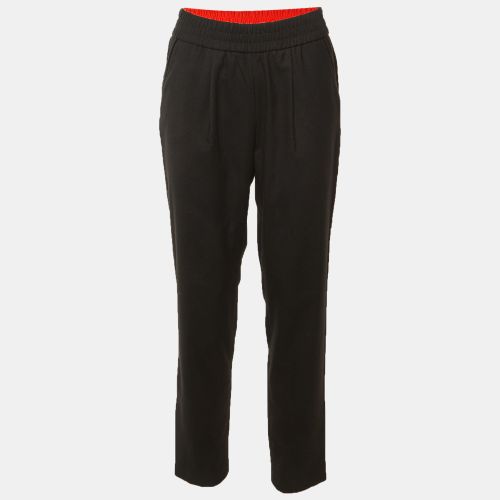 Maje Black Wool Blend Pants S - Maje - Modalova