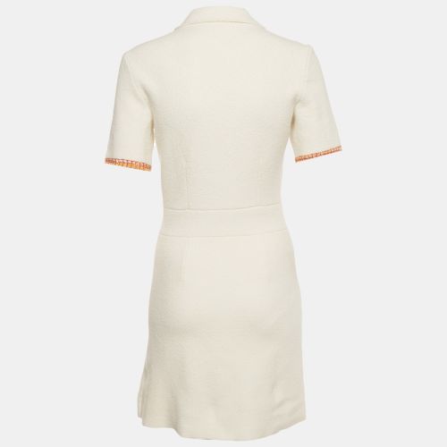 Bouclé Knit Braid Trim Risal Mini Dress S - Maje - Modalova