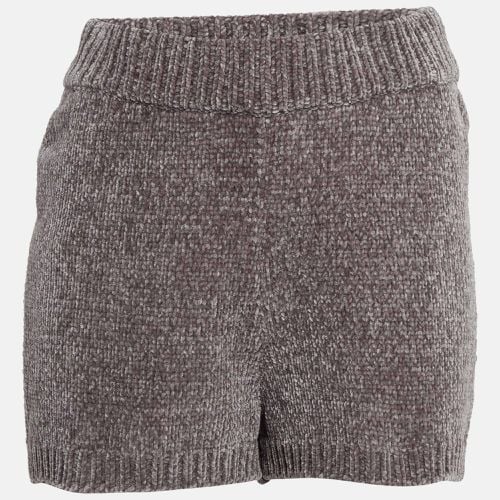 Majorelle Grey Rib Knit Denitza Chenille Shorts L - Majorelle - Modalova