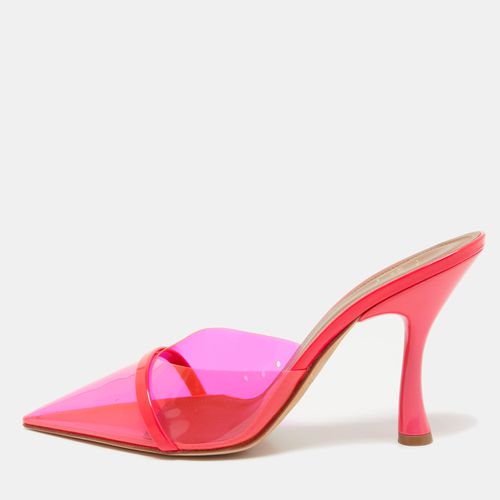 Malone Souliers Hot Pink Patent Leather and PVC Joella Mules Size 38 - Malone Souliers - Modalova