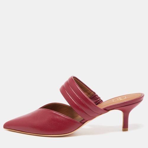 Malone Souliers Burgundy Leather Matilda Mules Size 35.5 - Malone Souliers - Modalova