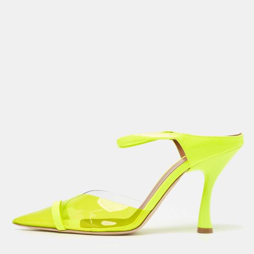 Malone Souliers Neon Yellow PVC and Patent Leather Iona Mules Size 38.5 - Malone Souliers - Modalova