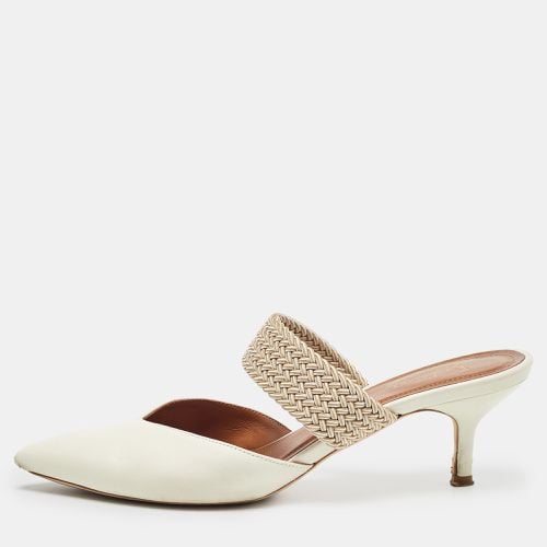 Malone Souliers White Leather Maisie Mules Size 38.5 - Malone Souliers - Modalova