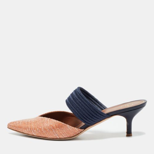 Malone Souliers Orange Raffia Maisie Mules Size 39 - Malone Souliers - Modalova