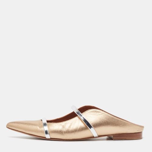 Malone Souliers Metallic Leather Maureen Flat Mules Size 38.5 - Malone Souliers - Modalova