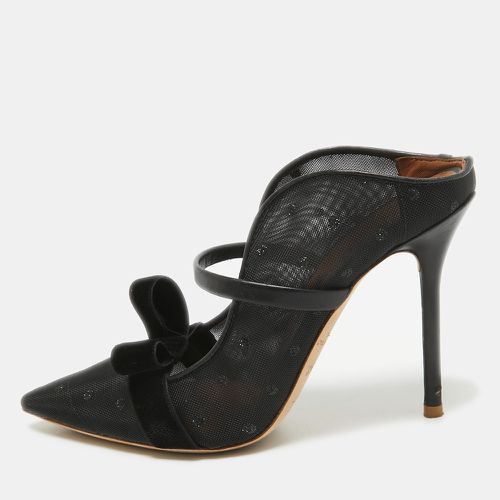 Malone Souliers Black Leather and Mesh Maureen Slides Size 35 - Malone Souliers - Modalova