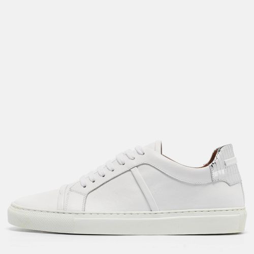 Malone Souliers White Leather Musa Lace Up Sneakers Size 40.5 - Malone Souliers - Modalova