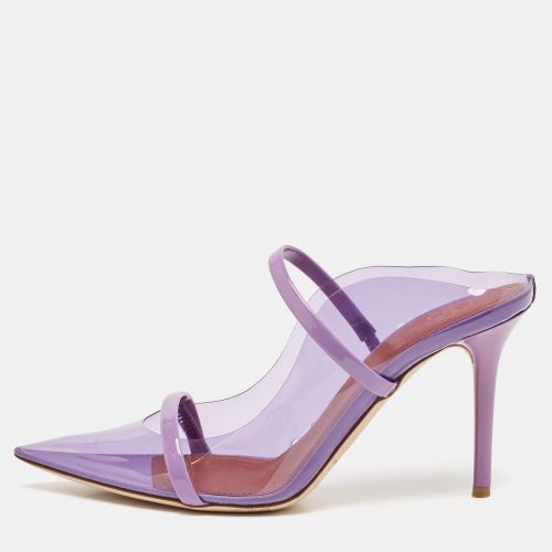 Malone Souliers Purple Patent Leather and PVC Maureen Mules Size 38.5 - Malone Souliers - Modalova