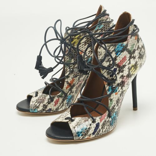 Python Leather Montana Booties Size 37 - Malone Souliers - Modalova