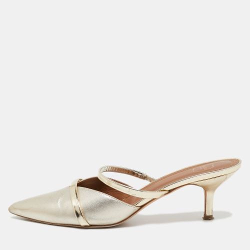 Malone Souliers Gold Leather Frankie Mules Size 38.5 - Malone Souliers - Modalova