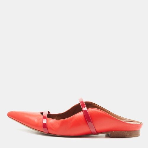 Malone Souliers Red Leather Maureen Flat Mules Size 37.5 - Malone Souliers - Modalova