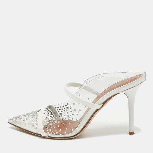 Malone Souliers Transparent PVC Crystal Embellished Maureen Mules Size 38.5 - Malone Souliers - Modalova